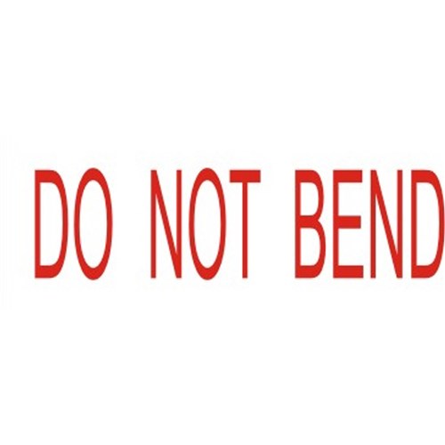 DESKMATE PRE-INKED OFFICE STAMP DO NOT BEND RED